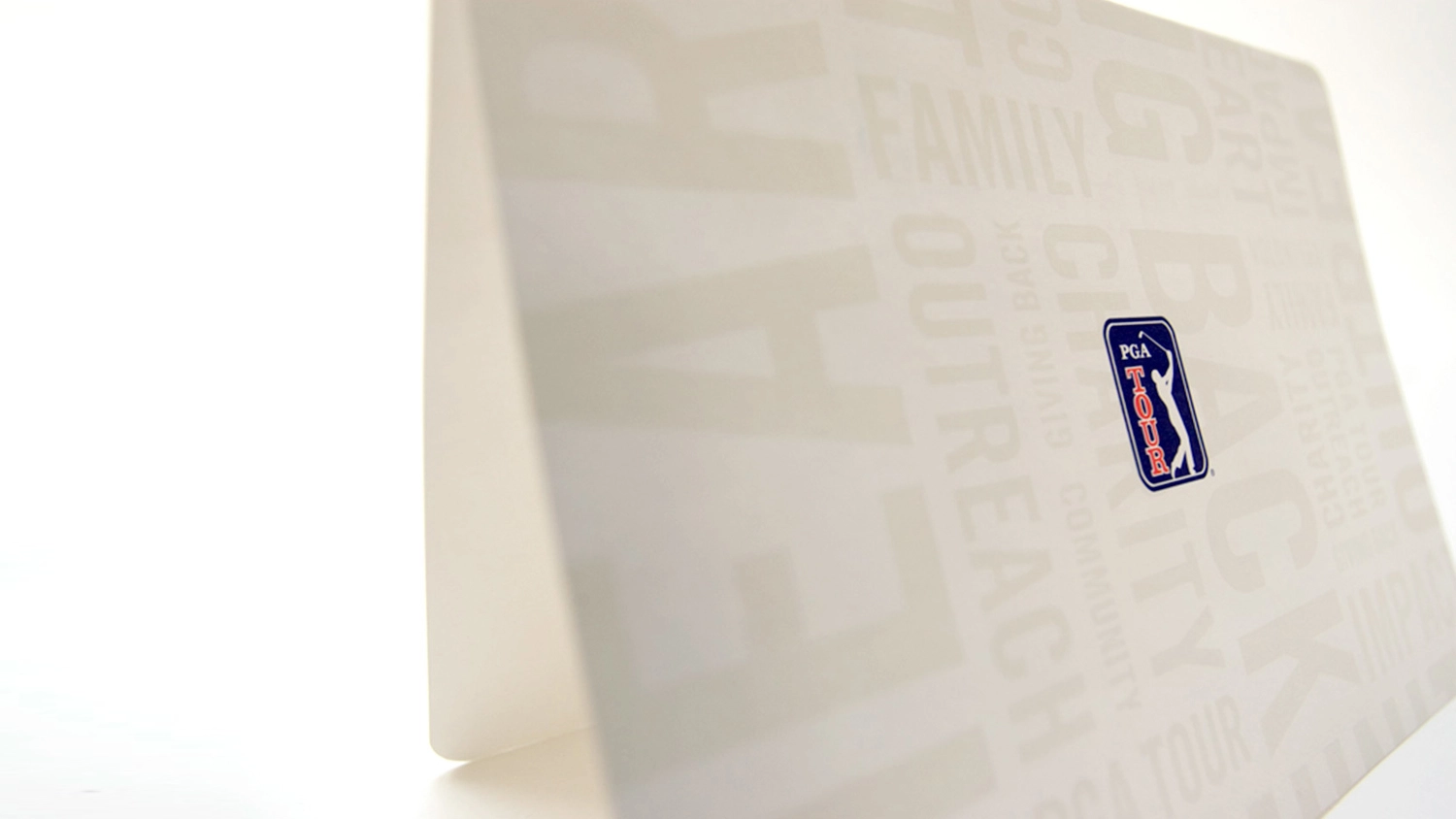 Printed version of the PGA Tour invitation