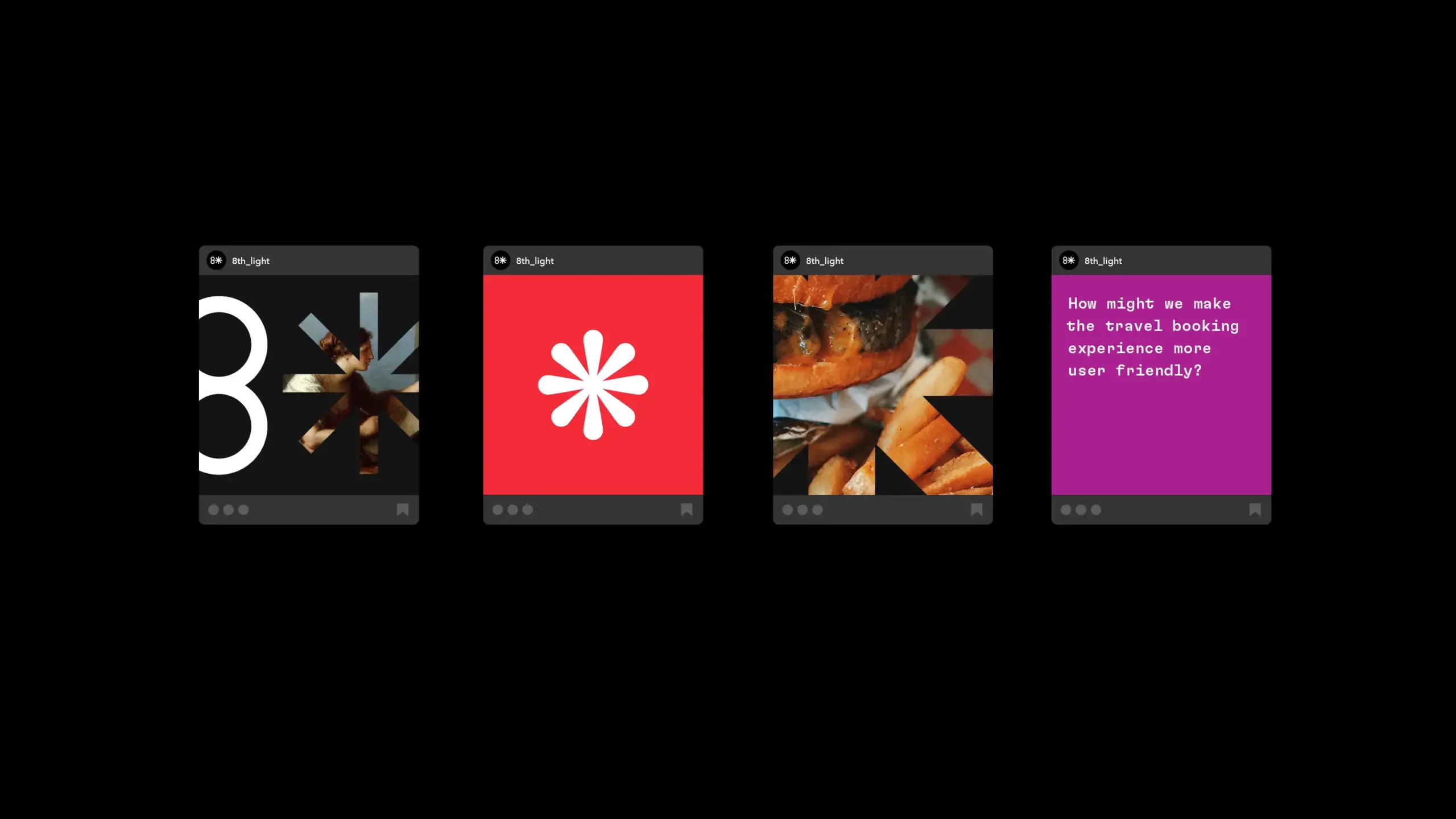 Screenshots of Eighth Light’s social media