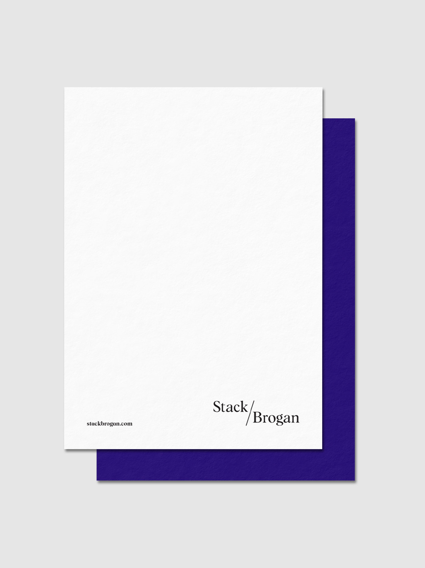 Stack Brogan letterhead